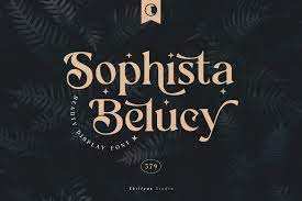 Sophista Belucy Regular Font preview